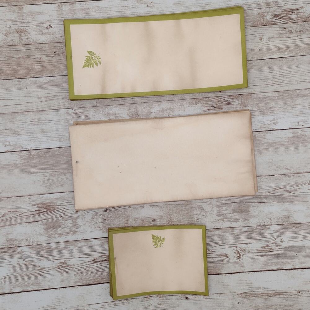 Coffee Dyed Papers Variety Pack, Green Leaf Hand Dyed Papers